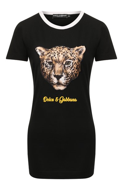Женская хлопковая футболка DOLCE & GABBANA, арт. F8H32Z/G7TAX