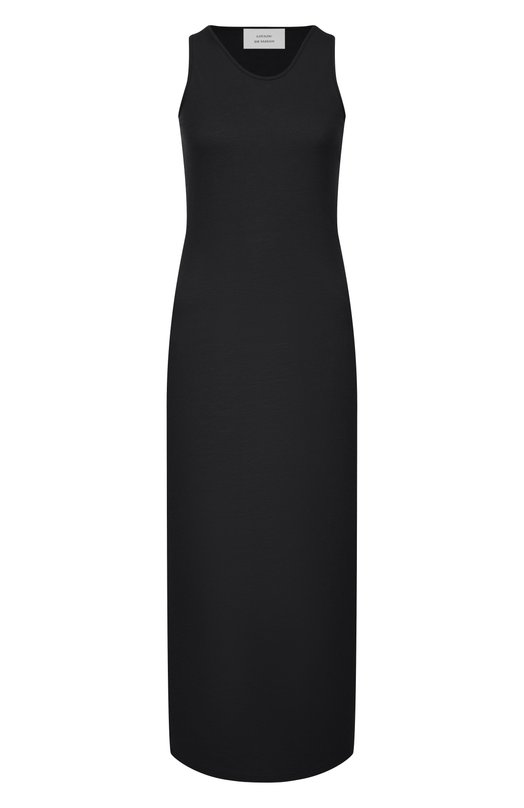 Платье из вискозы и шерсти Loulou de Saison MYR0N LDS Чёрный MYR0N LDS