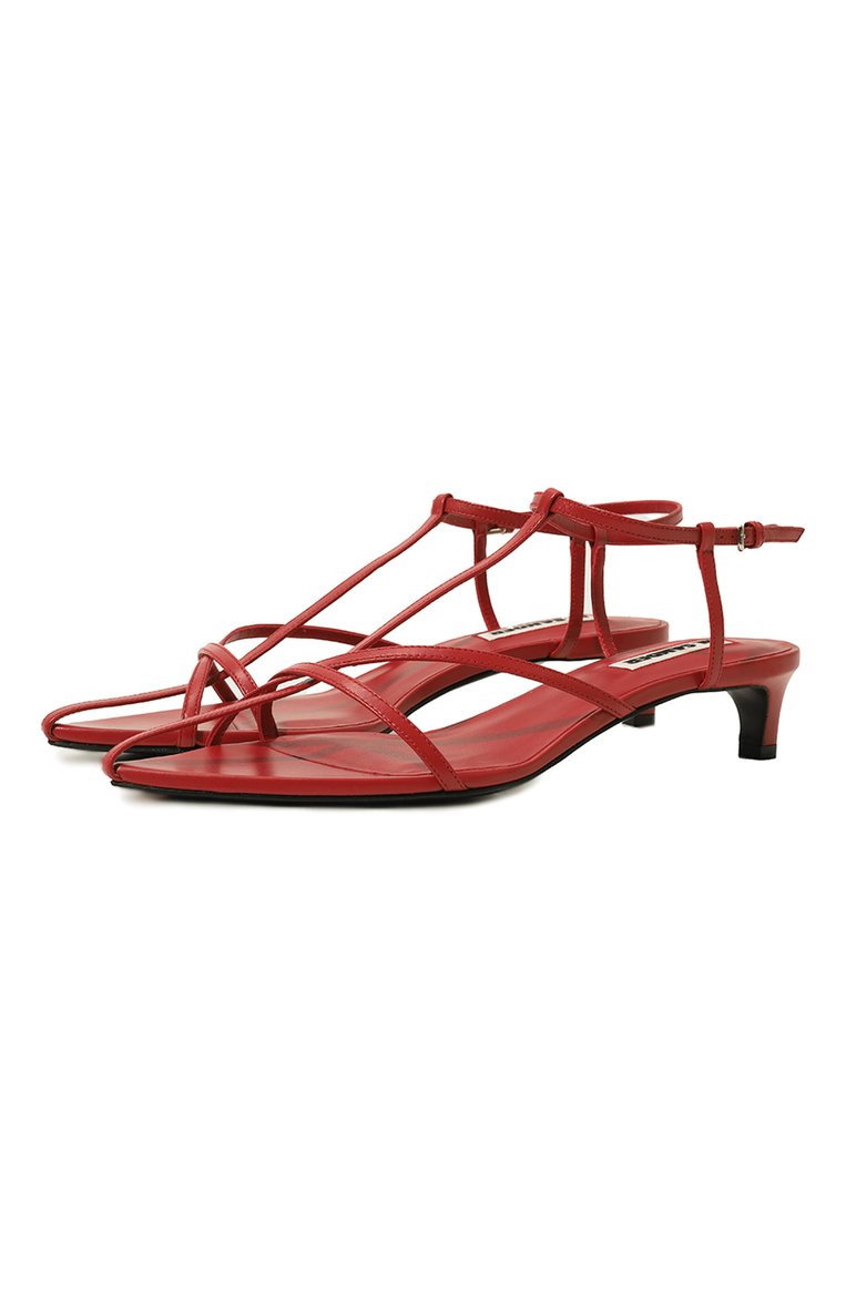 Кожаные босоножки JIL SANDER, арт. J15WP0129/P6521, фото 1