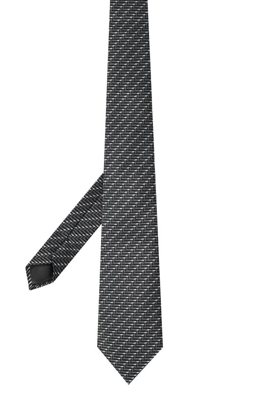 Шелковый галстук Giorgio Armani GM000800/TE16571 Серый  GM000800/TE16571 Фото 3