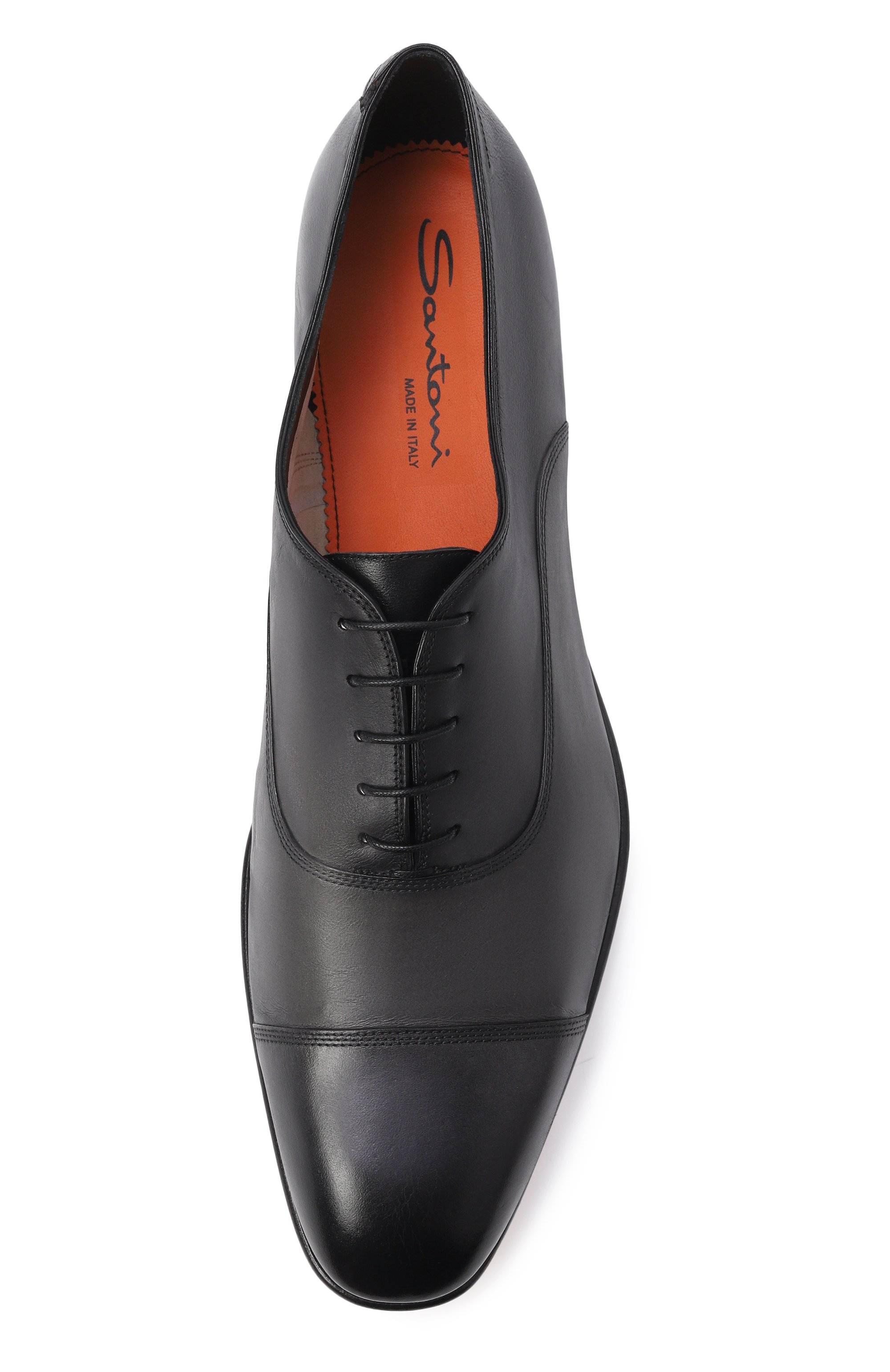 Кожаные оксфорды adrian SANTONI, арт. MCAG18883LA3SNU0, фото 5