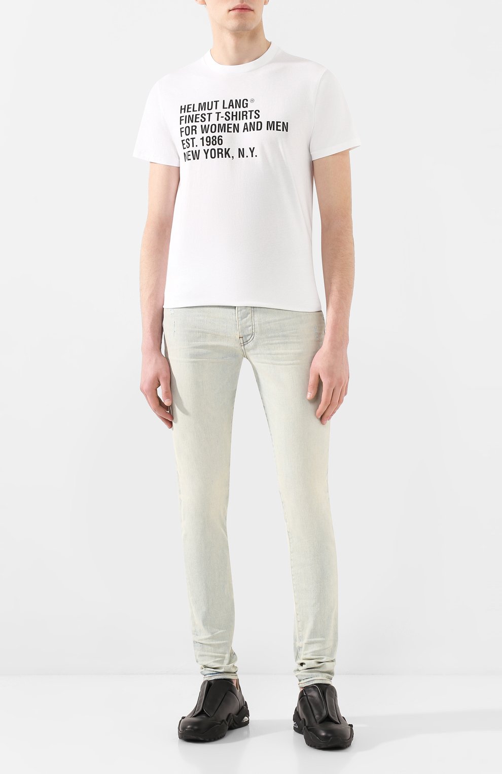 Хлопковая футболка HELMUT LANG, арт. K01DM504, фото 2