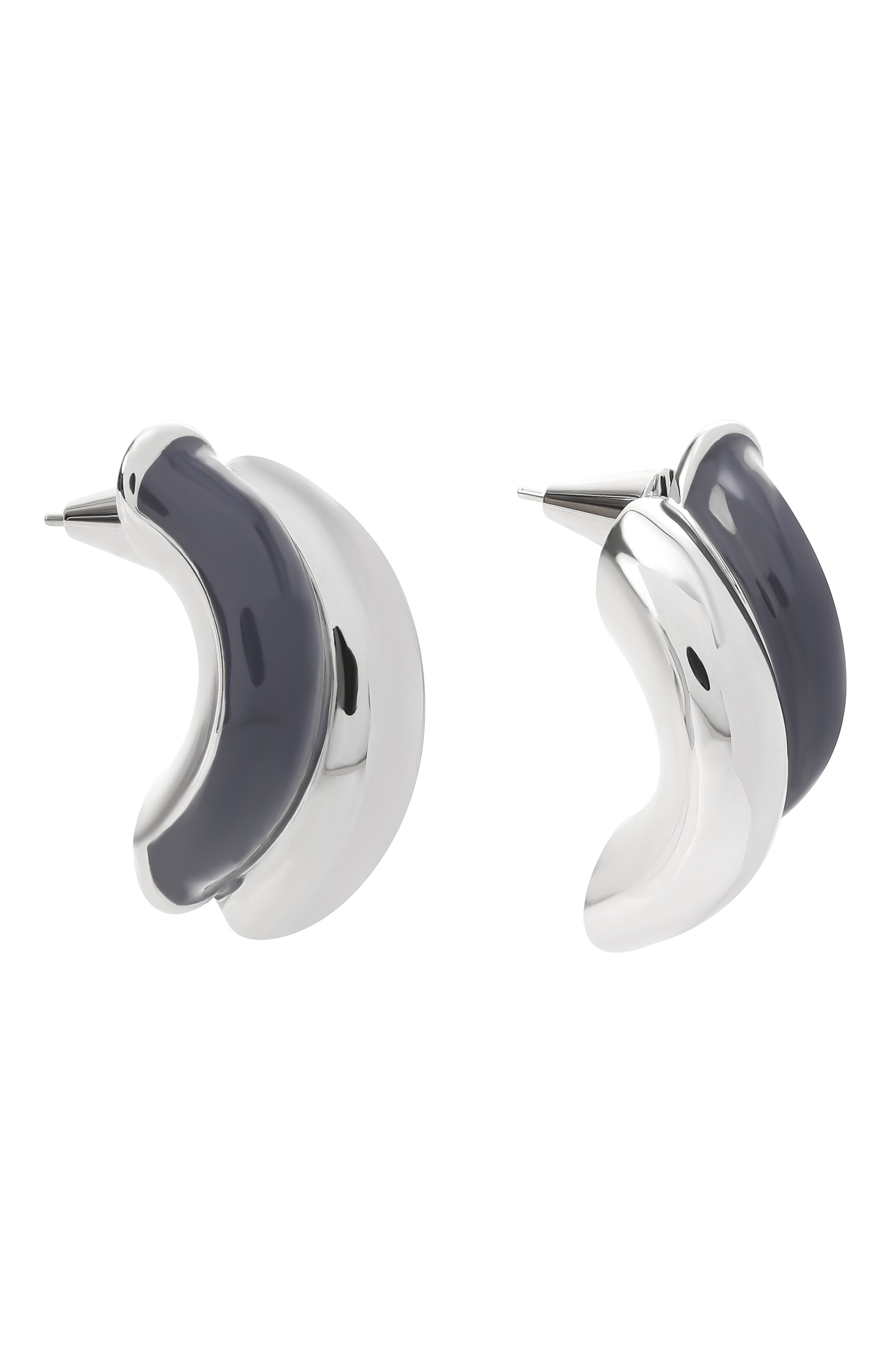 Серьги EDDIE BORGO серебряного цвета по цене 43250 руб., арт. ER8997E, фото 3 Серьги EDDIE BORGO, арт. ER8997E, фото 3