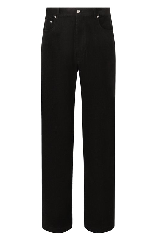 Вельветовые брюки Rick Owens RU02E1333/MLC9 Чёрный RU02E1333/MLC9