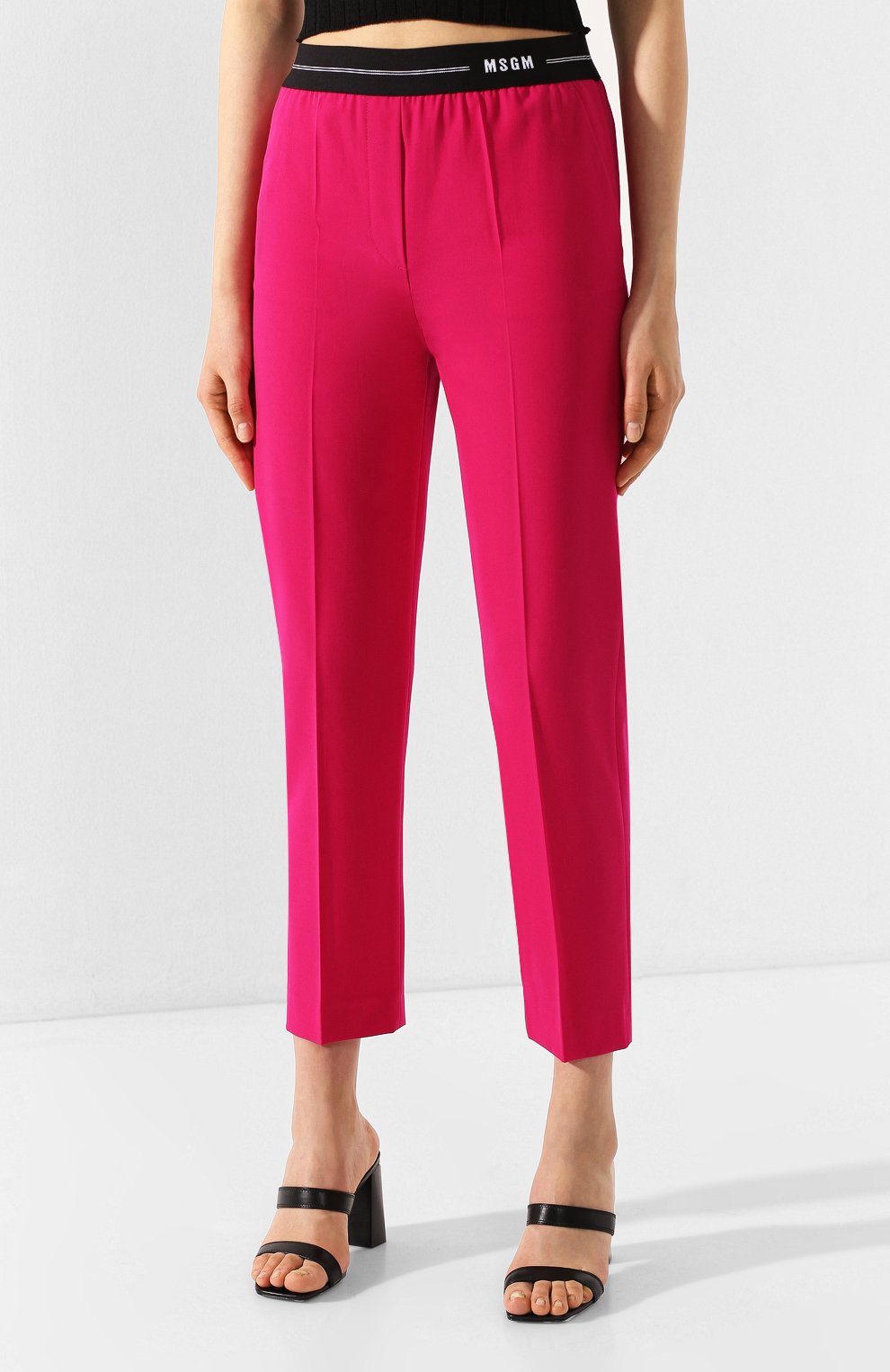 Брюки MSGM фуксия цвета по цене 31200 руб., арт. 2842MDP104 207309, фото 3 Брюки MSGM, арт. 2842MDP104 207309, фото 3