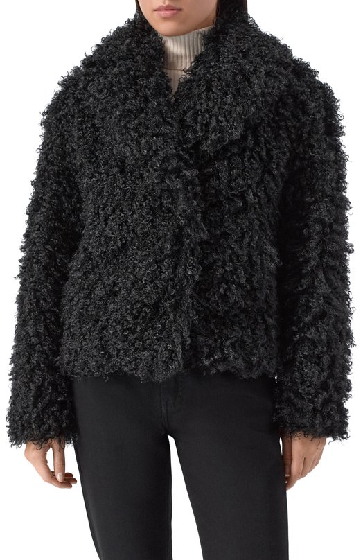 Шуба The Kooples FF0U31001K Чёрный  FF0U31001K Фото 3