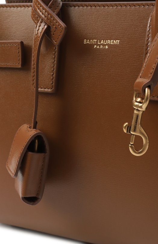 Сумка Sac de Jour nano Saint Laurent 392035/02G9W Коричневый  392035/02G9W Фото 3
