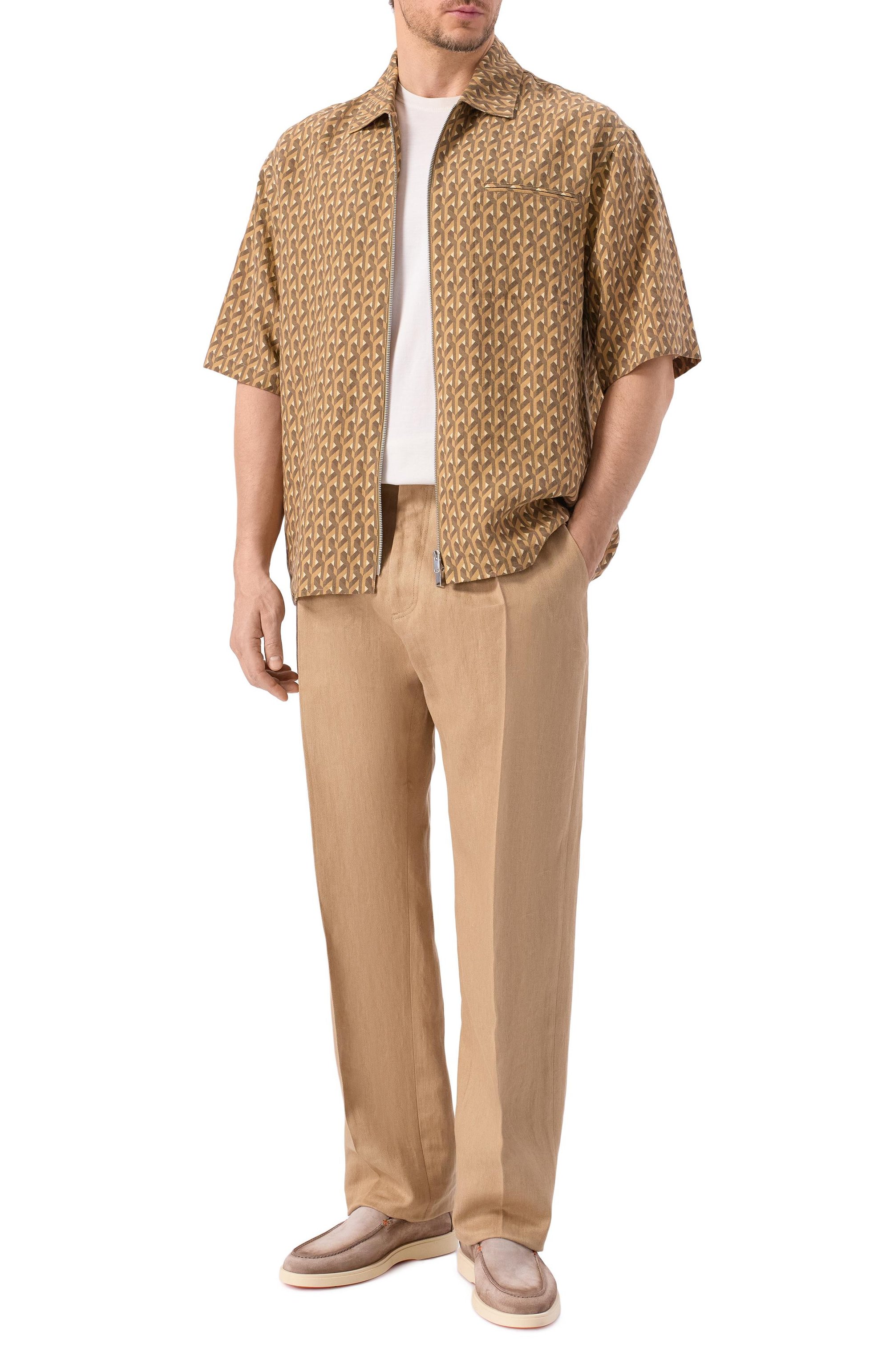 Льняные брюки MVST, арт. M26.2PM.T016/F102 LINEN DENIM, фото 2
