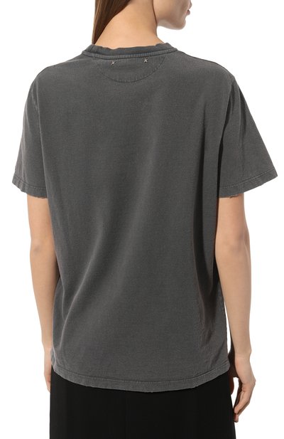 Хлопковая футболка GOLDEN GOOSE DELUXE BRAND, арт. GWP01220/P00067160318, фото 4