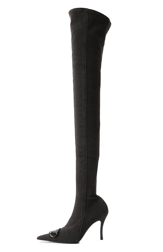 Текстильные ботфорты D-Venus Tbt Diesel Y03316/P5523 Чёрный  Y03316/P5523 Фото 4