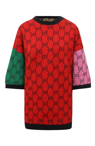 Женский пуловер из шерсти и хлопка GUCCI, арт. 662038 XKBYA