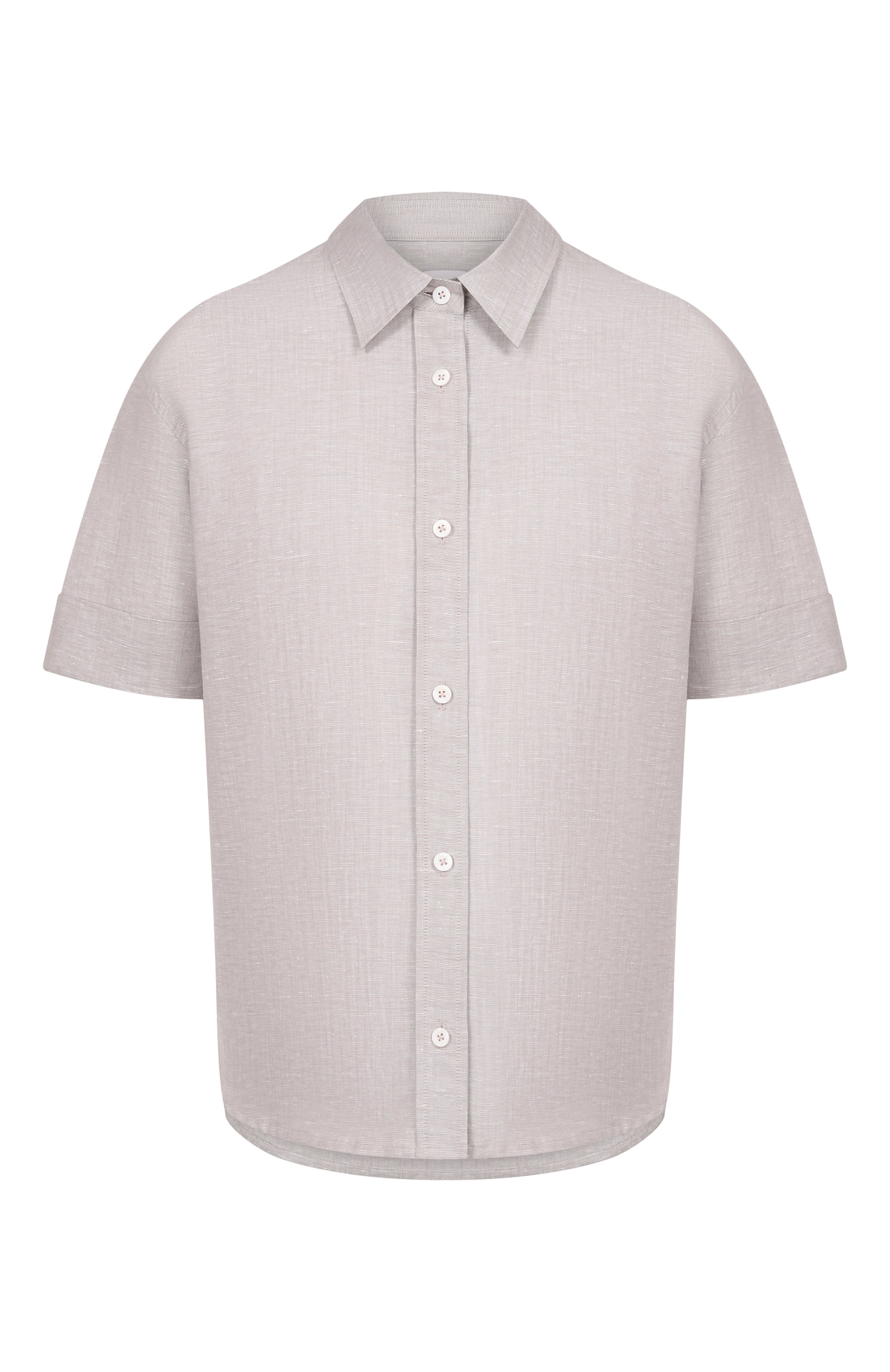 Рубашка изо льна и хлопка ZIMMERLI, арт. 4697-13102, фото 1