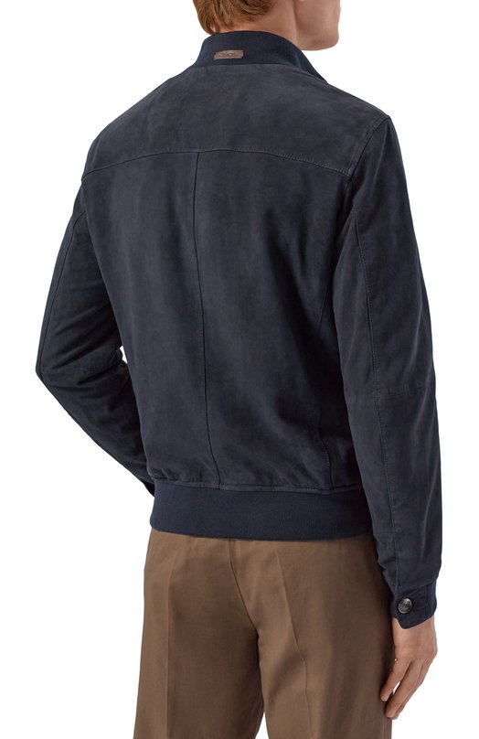 Замшевый бомбер Gimo's 6S20.1.000.52W/IC Синий  6S20.1.000.52W/IC Фото 4