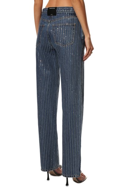 Джинсы ALEXANDER WANG синего цвета по цене 126000 руб., арт. 1WC2224124, фото 4 Джинсы ALEXANDER WANG, арт. 1WC2224124, фото 4