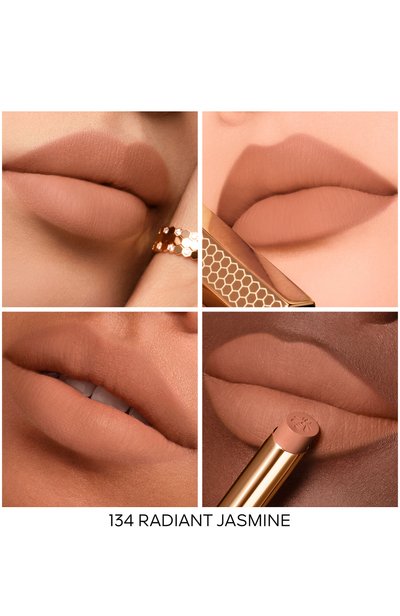 Помада для губ kisskiss honey-infused intense lipstick, оттенок 134 блистательный жасмин (1,85g) GUERLAIN цвета по цене 5290 руб., арт. G062258, фото 4 Помада для губ kisskiss honey-infused intense lipstick, оттенок 134 блистательный жасмин (1,85g) GUERLAIN, арт. G062258, фото 4