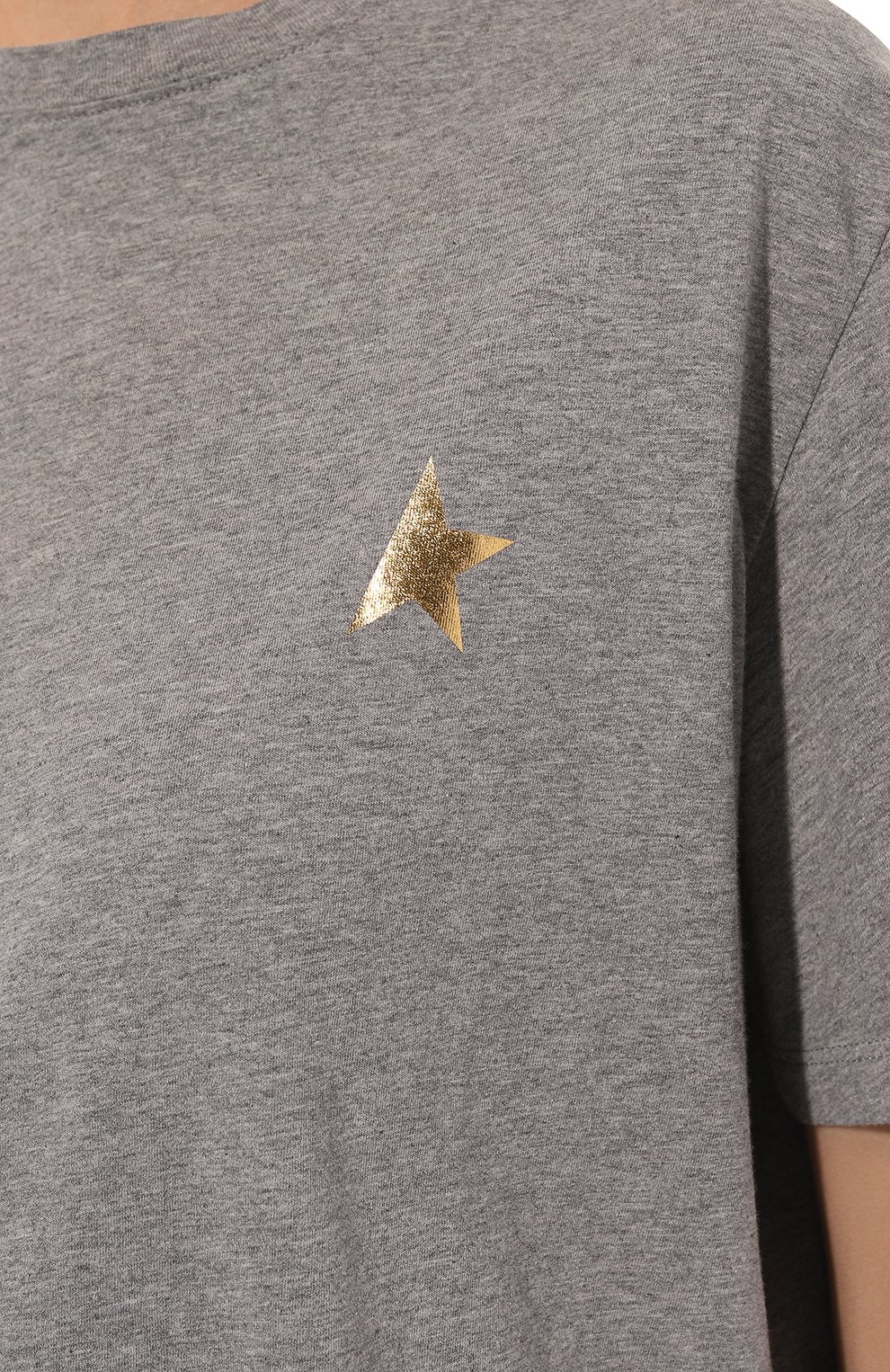 Хлопковая футболка GOLDEN GOOSE DELUXE BRAND, арт. GWP01220/P00019360311, фото 5