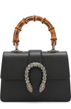 Женская сумка dionysus mini GUCCI черного цвета, арт. 523367/CA0HN | Фото 1 (Ремень/цепочка: На ремешке; Материал: Натуральная кожа; Размер: mini; Статус проверки: Проверено, Проверена категория; Сумки-технические: Сумки через плечо, Сумки top-handle; Материал сплава: Проставлено, Проверено; Драгоценные камни: Проставлено)