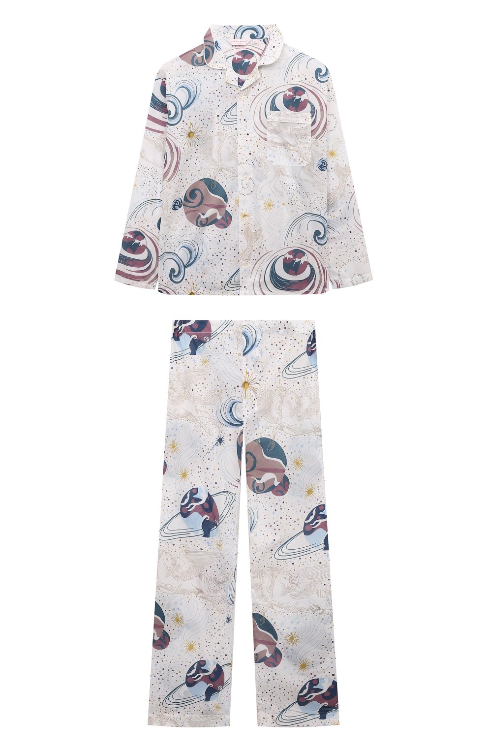 Хлопковая пижама DEREK ROSE, арт. 7025-LEDB076, фото 1