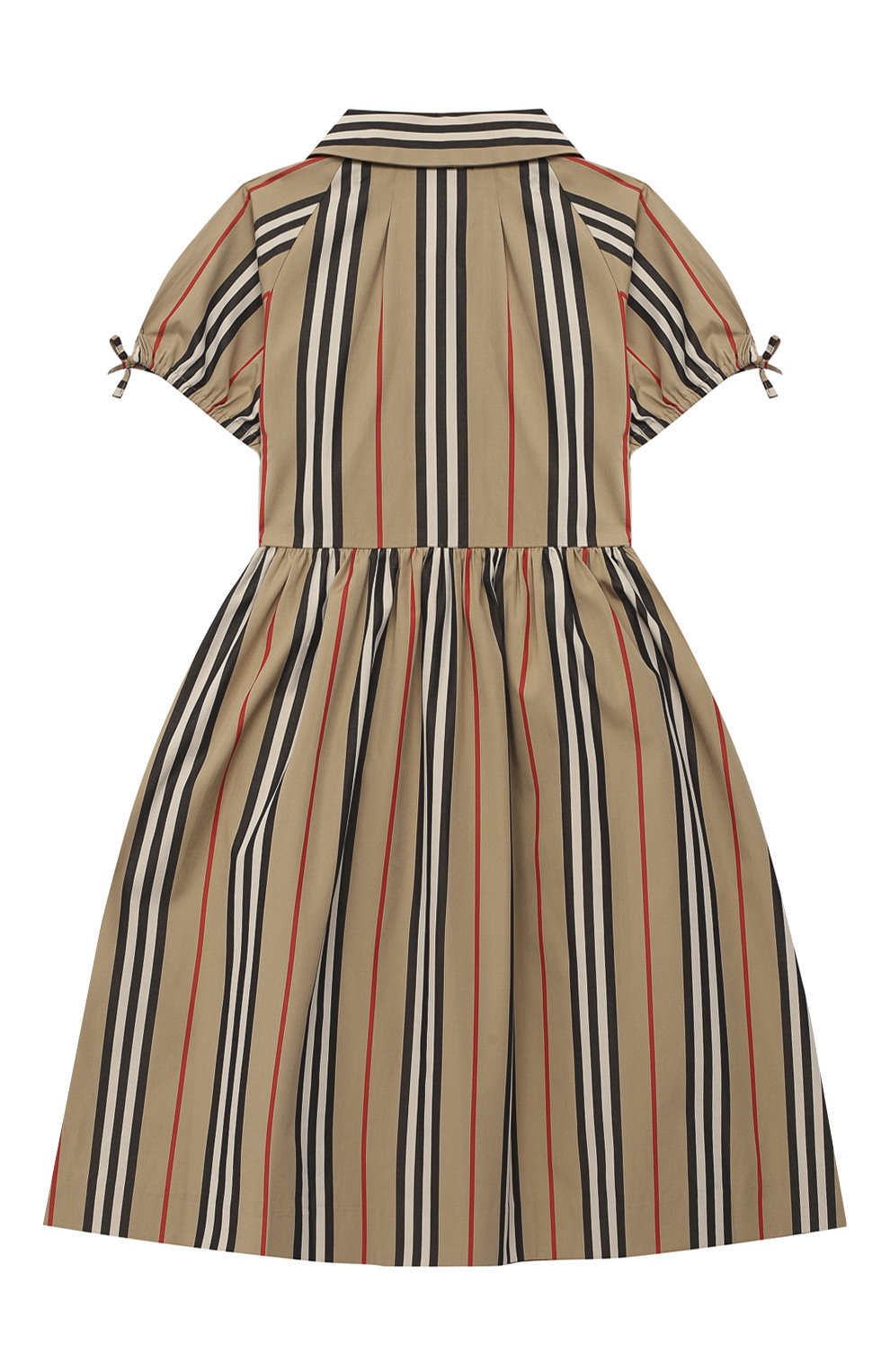 Хлопковое платье BURBERRY бежевого цвета по цене 34050 руб., арт. 8031765, фото 2 Хлопковое платье BURBERRY, арт. 8031765, фото 2