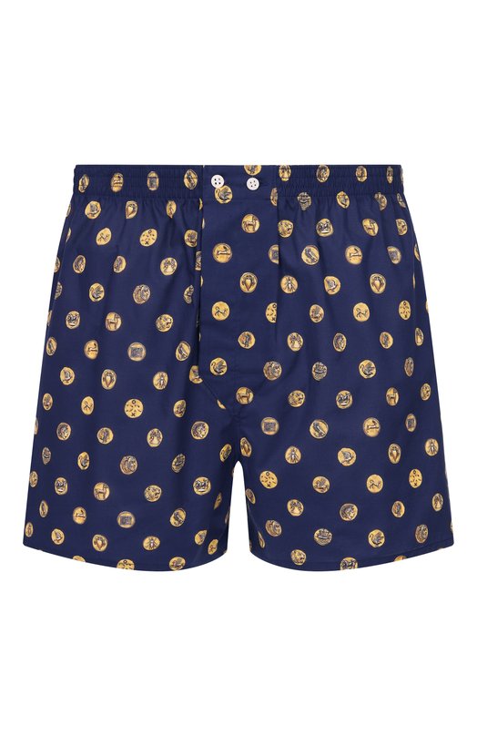 Хлопковые боксеры Derek Rose 6000-LEDB078_2 Синий 6000-LEDB078_2