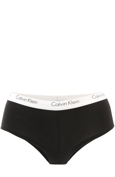 Женские хлопковые трусы-слипы с логотипом бренда CALVIN KLEIN, арт. 000QF1370E