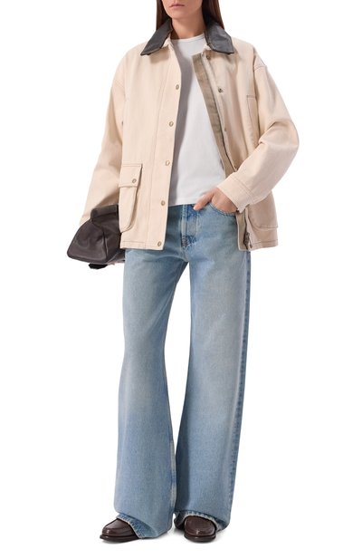 Джинсовая куртка HALFBOY, арт. HS261W0017 DM013/DENIM PARKA, фото 2