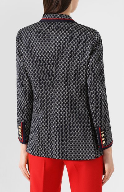 Хлопковый жакет GUCCI, арт. 609334/ZAC6I, фото 4
