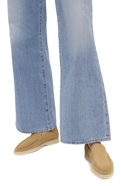 Замшевые лоферы summer walk LORO PIANA, арт. FAI1392, фото 3