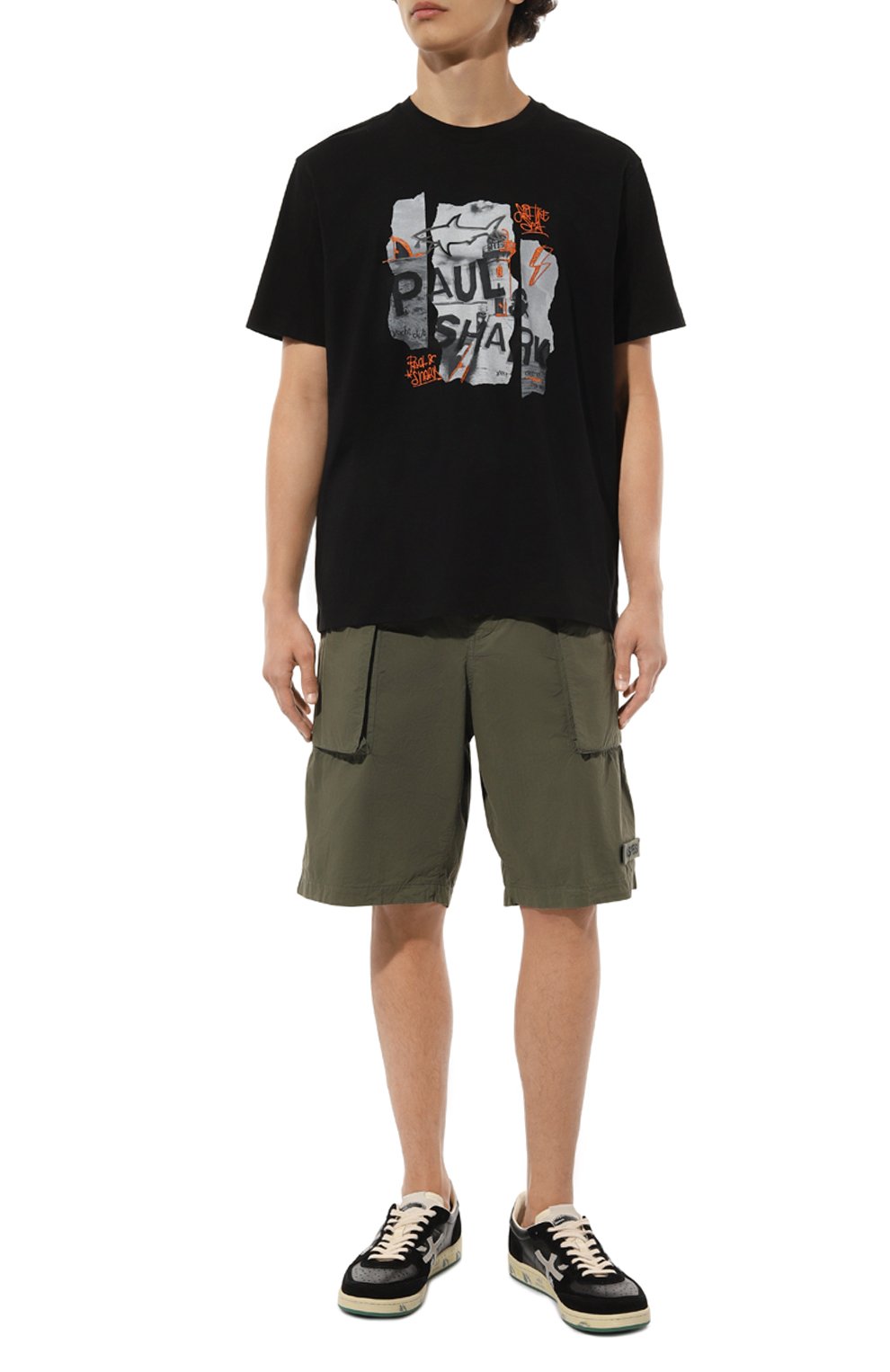 Хлопковая футболка PAUL&SHARK, арт. 14311611, фото 2
