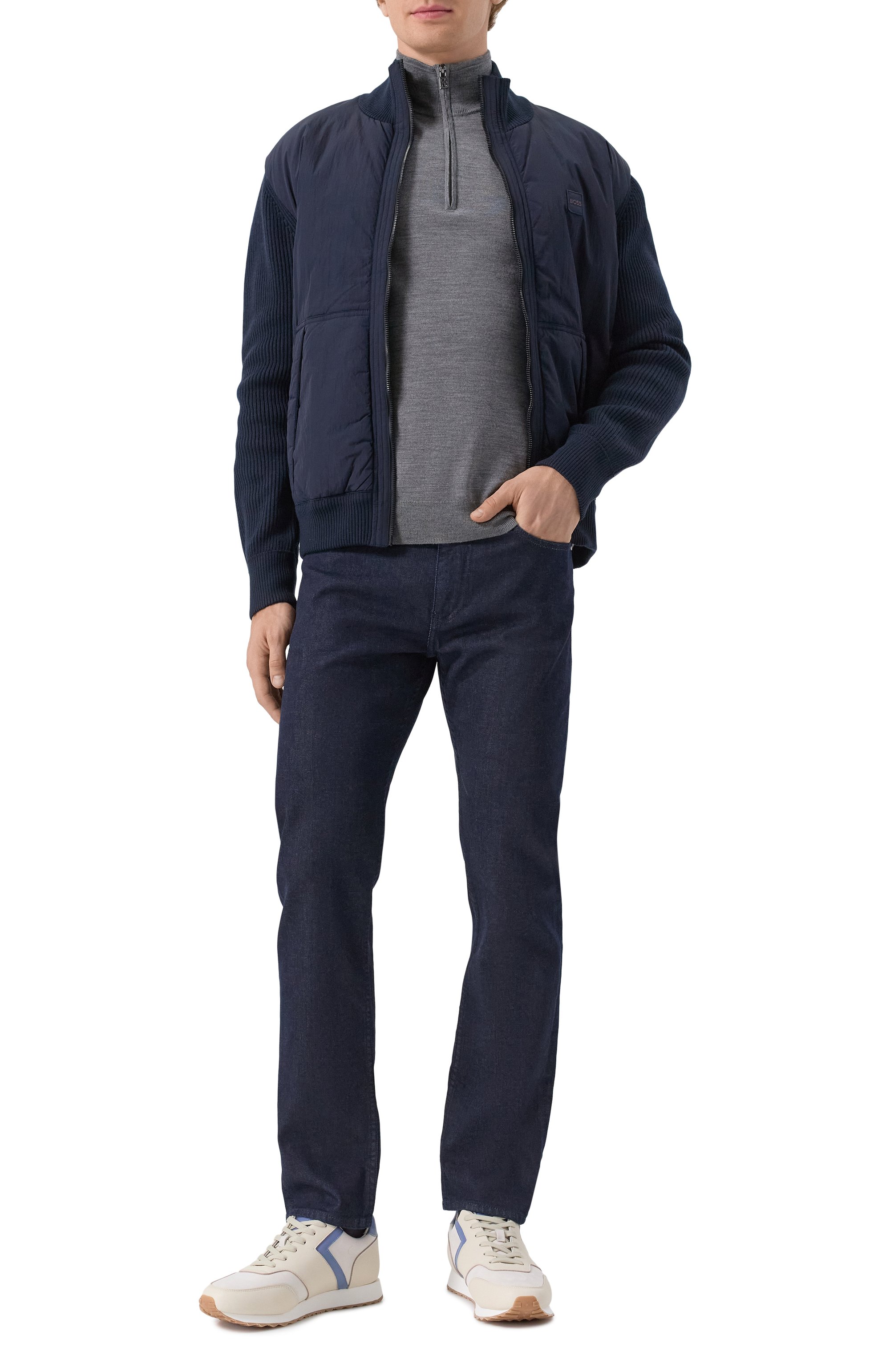 Кожаные кроссовки PAUL&SHARK, арт. 25418015, фото 2