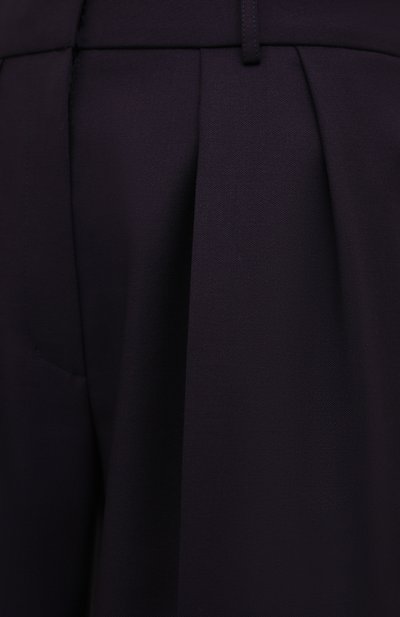 Шерстяные брюки JM STUDIO фиолетового цвета по цене 25970 руб., арт. FW212204, фото 5 Шерстяные брюки JM STUDIO, арт. FW212204, фото 5