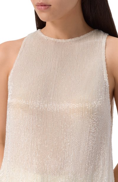 Топ с отделкой бисером  LOUVE, арт. 25-03-02-02-26-20-06, фото 5