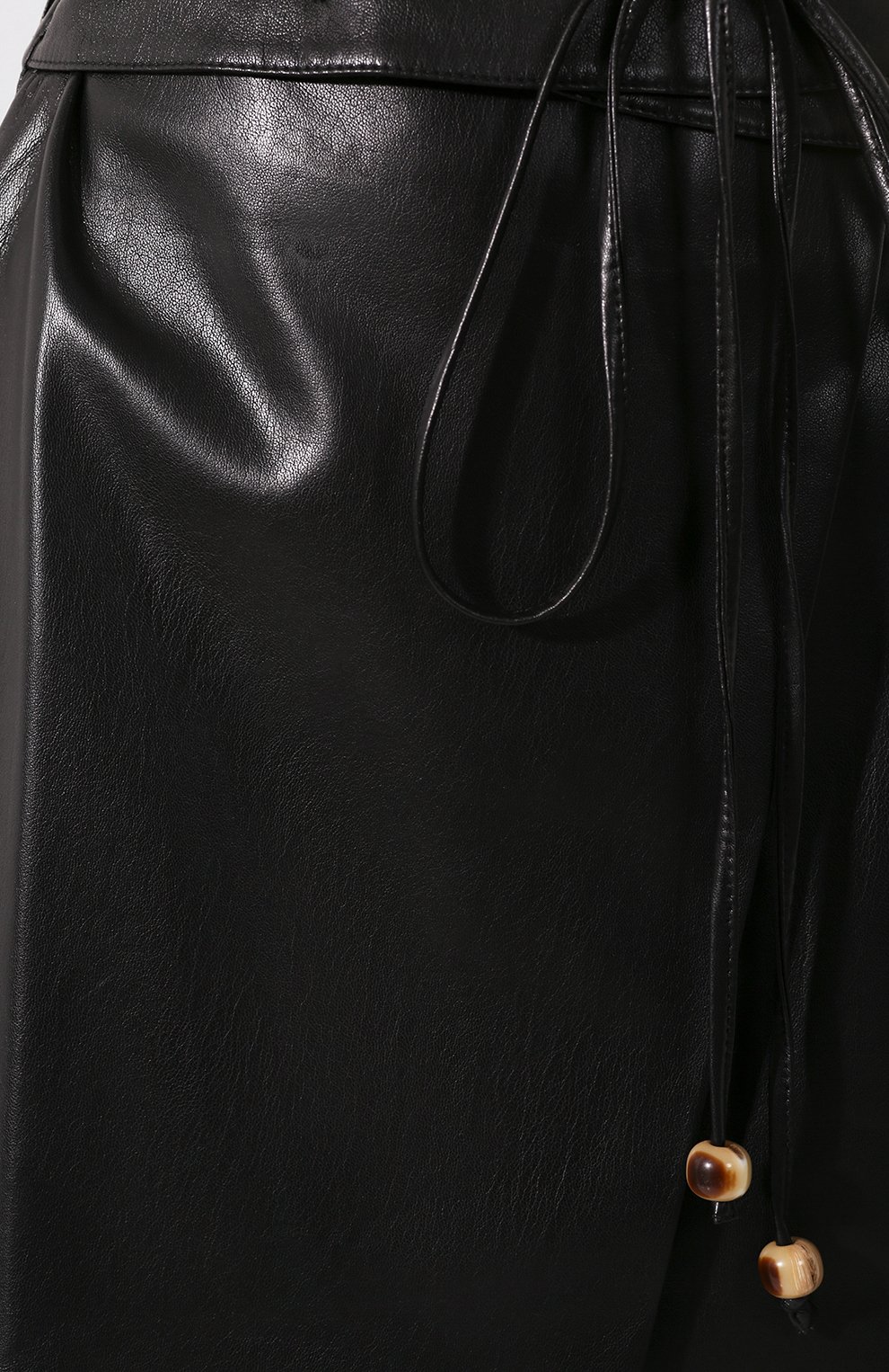 Юбка NANUSHKA черного цвета по цене 42400 руб., арт. SEK0YA_BLACK_VEGAN LEATHER, фото 5 Юбка NANUSHKA, арт. SEK0YA_BLACK_VEGAN LEATHER, фото 5