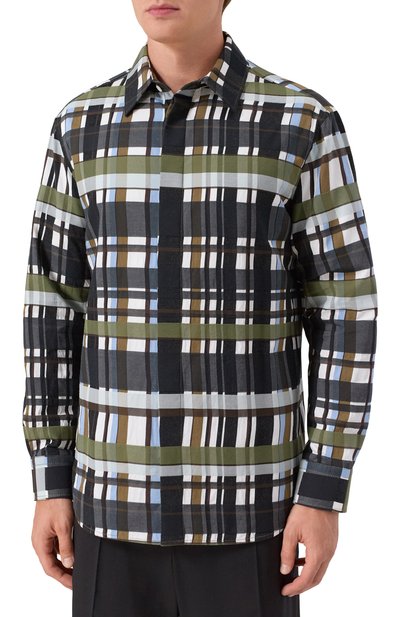 Хлопковая рубашка BOTTEGA VENETA, арт. 821368/V5PN0, фото 3