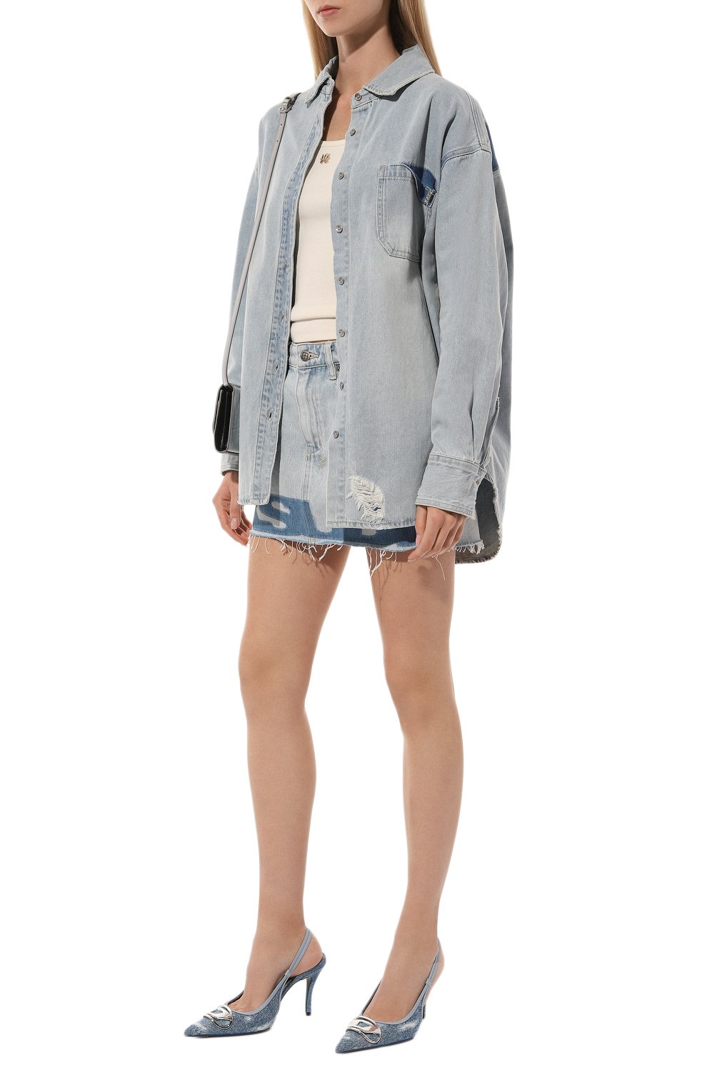 Джинсовая рубашка KSUBI, арт. WFA24SH004, фото 2