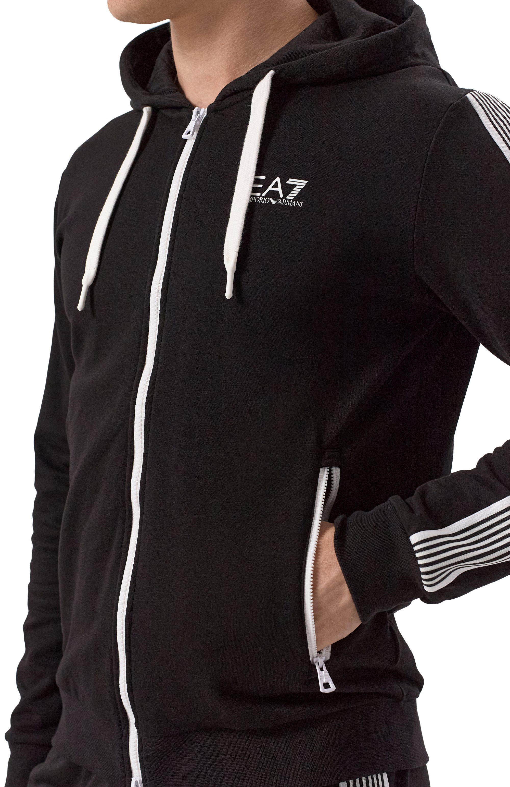 Хлопковая толстовка EA7, арт. 6DPM29/PJ9FZ, фото 5