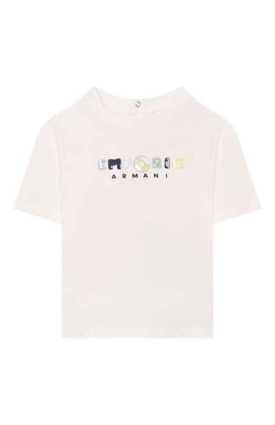 Хлопковая футболка EMPORIO ARMANI, арт. EB001080/AF14503