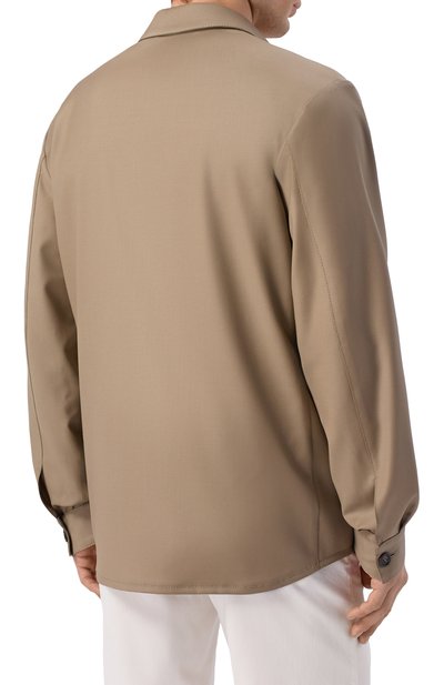 Шерстяная куртка-рубашка MVST, арт. M26.CSM.J404/V0074-TECH W00L, фото 4