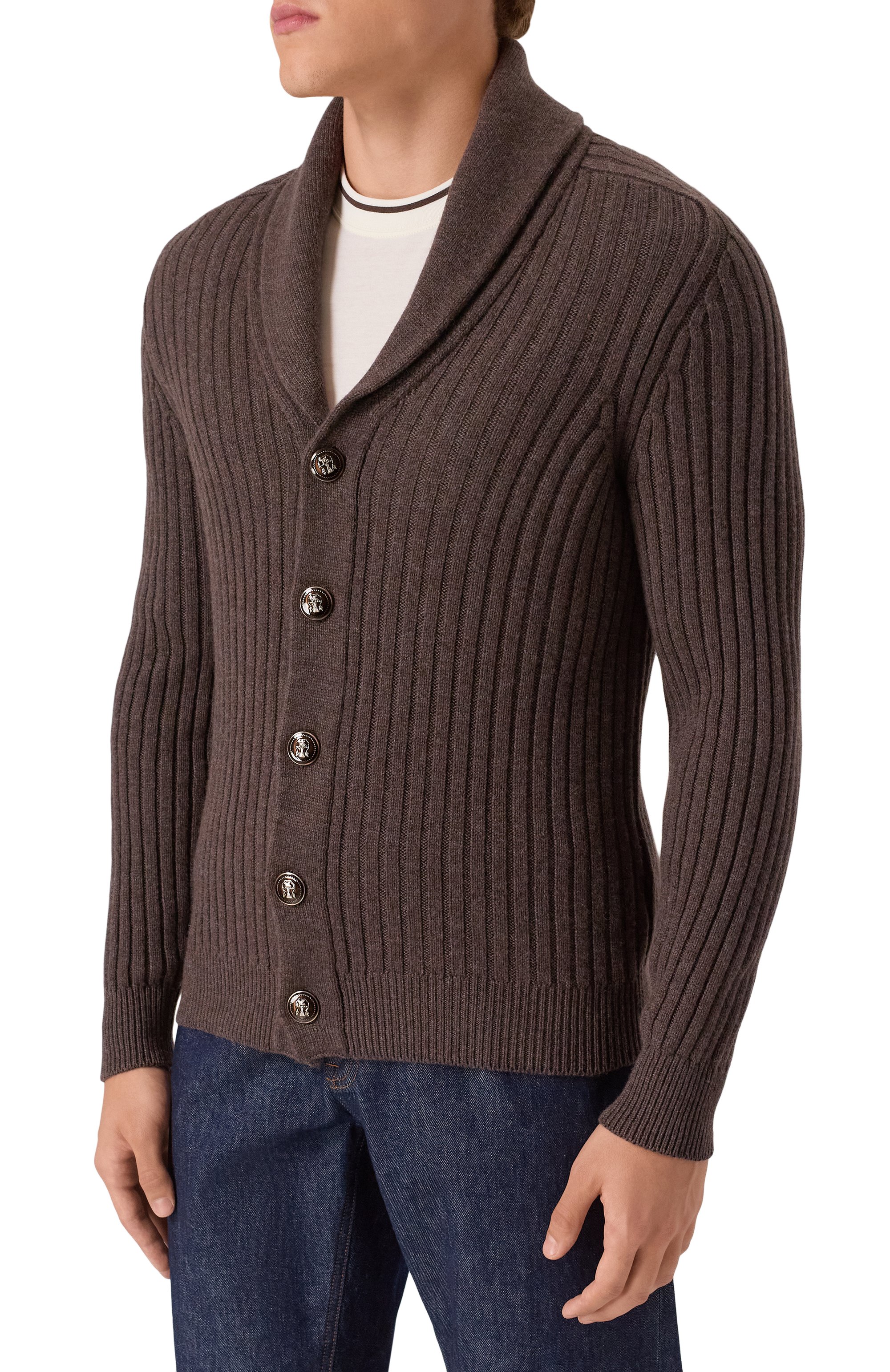 Кашемировый кардиган BRUNELLO CUCINELLI, арт. M22505506, фото 3