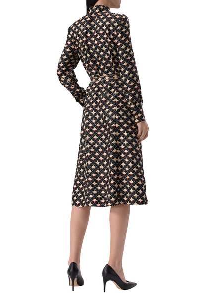 Шелковое платье VALENTINO разноцветного цвета по цене 672000 руб., арт. 6B3VAF61943, фото 4 Шелковое платье VALENTINO, арт. 6B3VAF61943, фото 4