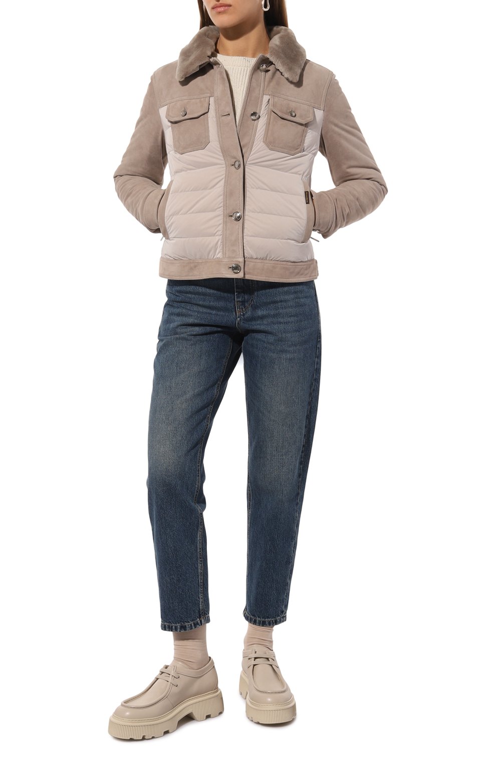 Пуховая куртка petunia-fur-uro MOORER, арт. PETUNIA/UR0, фото 2