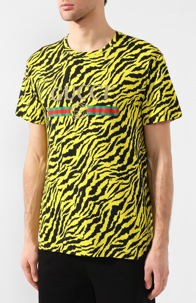 Хлопковая футболка GUCCI, арт. 548334/XJAN1, фото 3