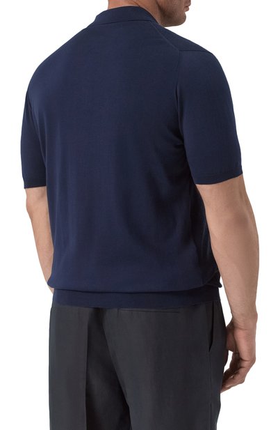 Хлопковое поло KITON, арт. UMK070660H, фото 4