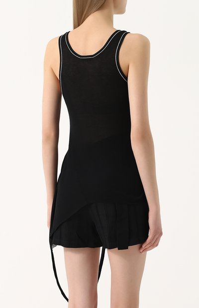 Топ асимметричного кроя с круглым вырезом ANN DEMEULEMEESTER, арт. 1801-2410-P-226-099, фото 4