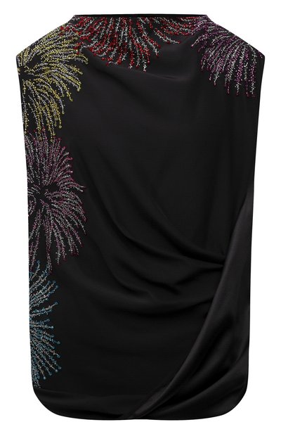 Женский шелковый топ DRIES VAN NOTEN, арт. 221-030789-4292