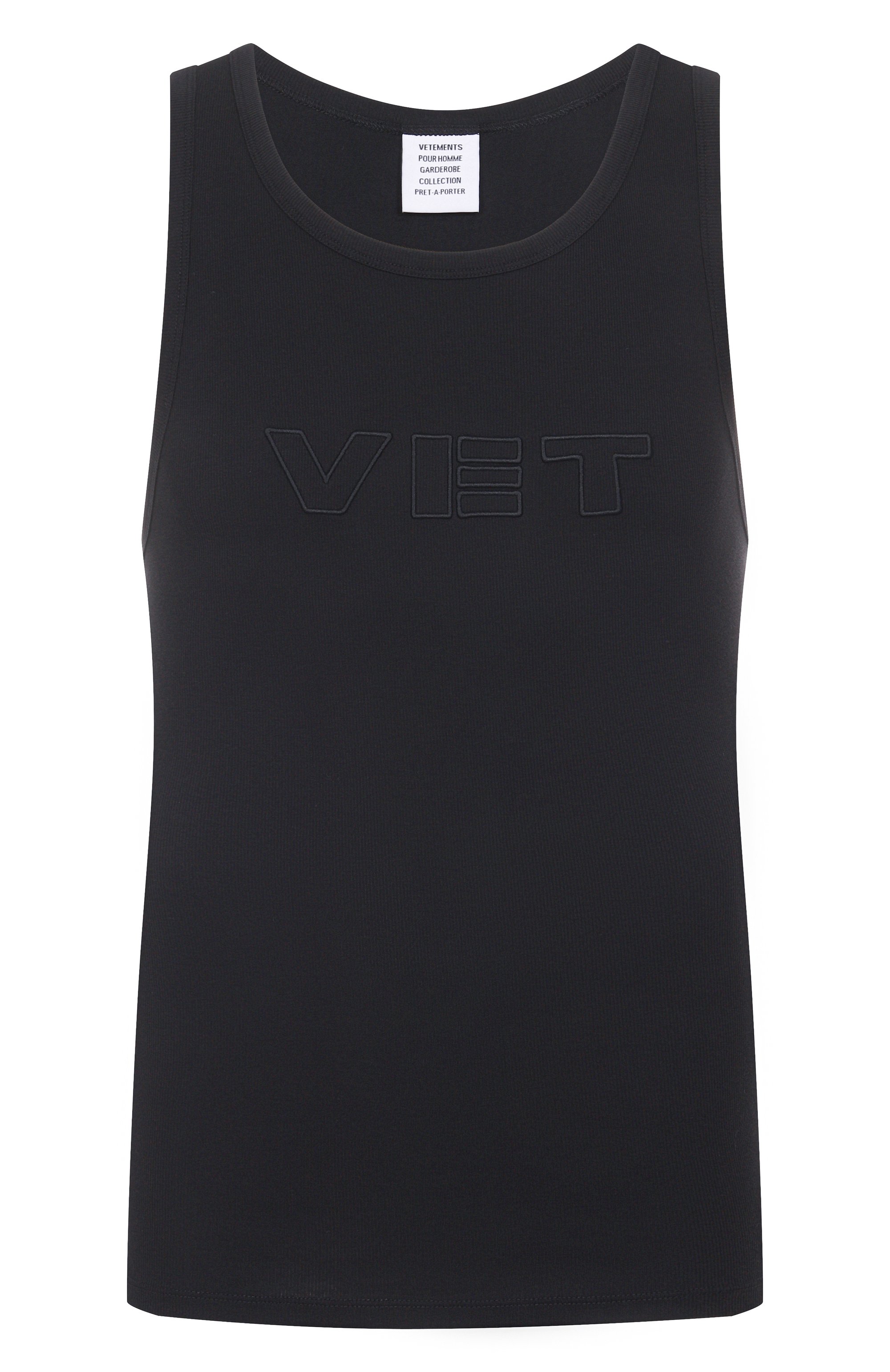 Хлопковая майка VETEMENTS, арт. MH76TT220B, фото 1