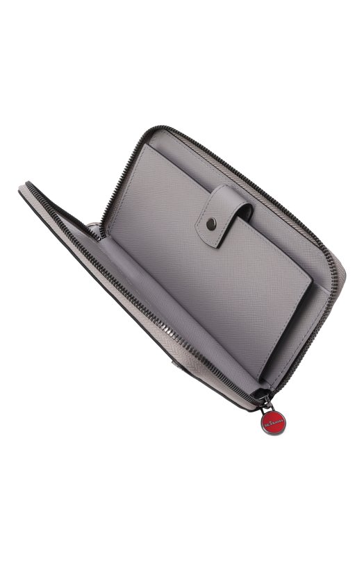 Кожаное портмоне Kiton UPEA018N0126911 Серый  UPEA018N0126911 Фото 3
