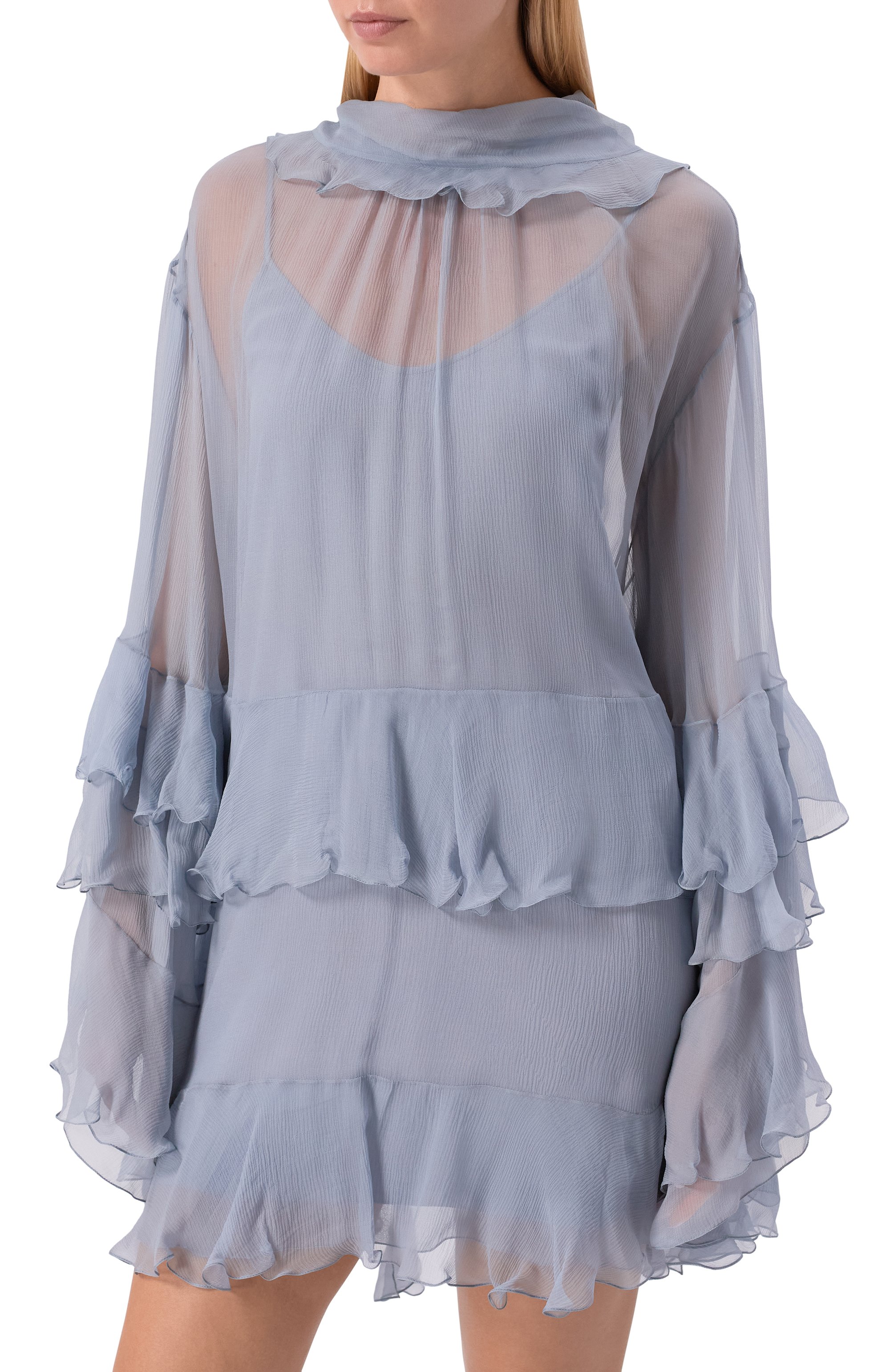 Шелковое платье CHLOÉ, арт. CH26SR052001, фото 3