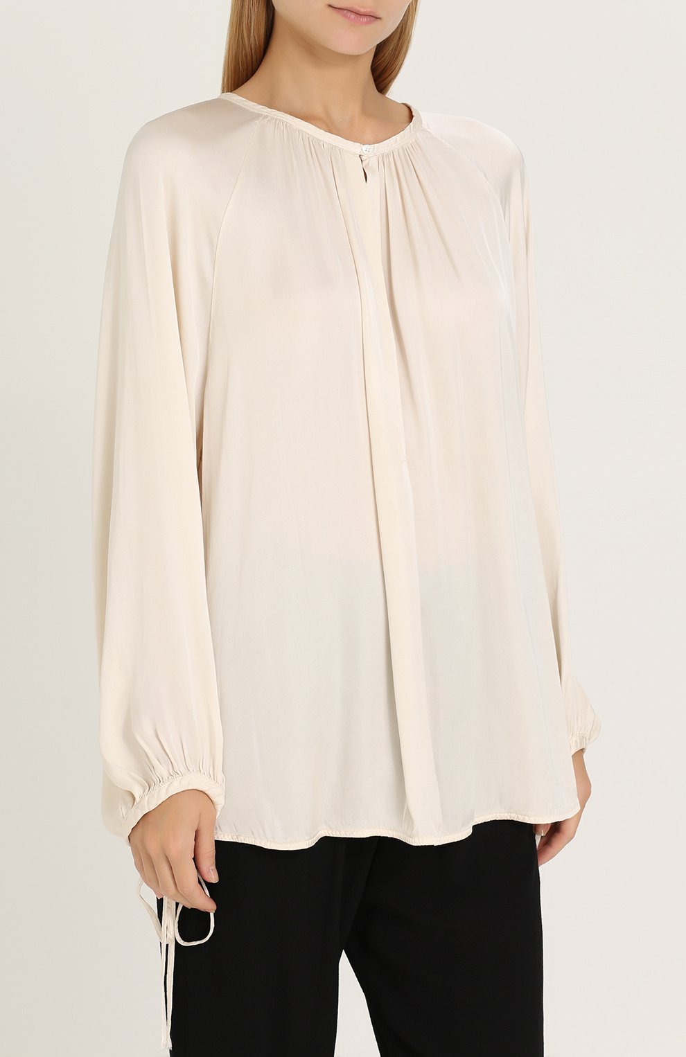 Блузка из вискозы и хлопка RAQUEL ALLEGRA, арт. Y74-6670, фото 3