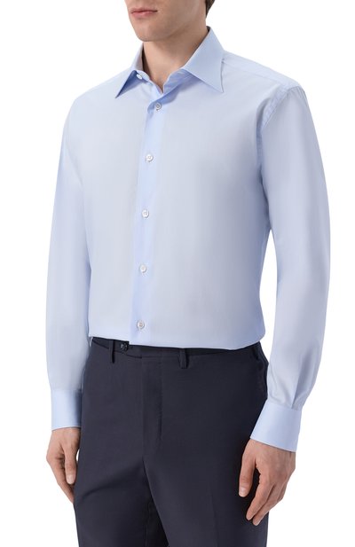 Хлопковая сорочка BRIONI, арт. RCBD0L/0A04Q, фото 3